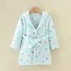 Hiver enfants robes de bain pyjamas de bande dessinée garçon fille flanelle vêtements de nuit enfants vêtements bébé chaud peignoir décontracté Homewear 240111