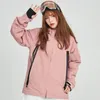 Winter Ski Wear Fashion Pink Ski Suits For Men And Women Keeping Warm And Cold Ski Jacket Waterproof Snowboard Coat Multicolor 240111