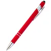 20pcslot stylo à bille mat personnalisé stylet créatif tactile 22 couleurs stylo à bille d'écriture papeterie fournitures scolaires de bureau 240111