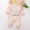 Rompers Organic Cotton Baby Girl Romper Embroidery Princess Toddler Jumpsuits for Girls Clothes Infant Outfit Muslin Newborn One-Piecevaiduryb