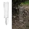 Garden Decorations Gauge Rain Lawn Lightweight Measuring Device Rainwater For