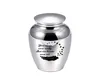 45x70 mm Memorial Ashes Biżuteria do Petuman Aluminium Aluminium Cremation Cremation Ashes Urna Pamięci Urny pogrzebowe z ładną paczką Bag112334