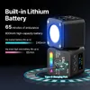 Bolsas Ulanzi L2 Rgb Mini Cob Luz para cámara de video Luz regulable a todo color de 360 ° con difusor Fotografía en forma de panal para cámara DSLR