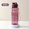 Water Bottles 650ml Gift Cup Drinkware Bottle Mug Free Sport Outdoor Portable Container Anti-drop Rope