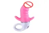 Sexleksak för kvinnlig onani G Spot Vibrators Rabbit Woman Dildo Triple Stimulation AV Stick Massager Vuxen Sexprodukter för CO628799