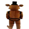 2019 Wysokiej jakości pięć nocy w FREDDY's FNAF Freddy Fazbear Mascot Costume Cartoon Mascot Custom 2515