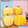 Films TV Peluche Jouet P 22Cm Mignon Fruits Poupées Durian Orange En Peluche Doux Dessin Animé Décor Prop Oreiller Chaise Coussin Canapé Enfants Bir Drop Dh1Hi