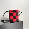 Schoudertas Kleine bucketbag Crossbodytas Luxe rugzak 1 1 kwaliteit Designertassen van zacht lamsleer Met geschenkdoosset WB35V