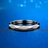 Cluster Rings Yanleyu Simple Smooth Plain Ring Geometric Irregularities Couple For Men And Women PT950 Platinum Fine Jewelry Gift