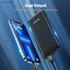 Cell Phone Power Banks QOOVI 10000mAh Power Bank Ultra-thin Portable Charger For iPhone 13 Samsung Huawei External Battery 10000 mAh PowerBankL240111