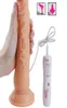 7 velocidades Control remoto Consolador realista vibrador Ventosa Pene grande Vibrador para mujer Masturbación clímax Strapon Juguetes para adultos Y19539236