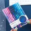 13pcs Gel Pen Novelty 05mm Starry Black Ink for Girl Gift Student Stationery School Writing Office Supplies 240111