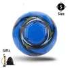 LIYAFEI Size 5 Adults Man's Footballs Soccer Balls Training Outdoor Indoor Standard Futsal Football Free Air Pump Bag 240111