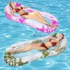 その他のプールスパッシュ夏の水インフレータブルフロート列インフレータ可能なプールアクセサリー大人の水リクライニング純水を携帯する水ハンモックフローティングベッドYQ240111