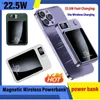 Cell Phone Power Banks New Magnetic Wireless Power Bank External Portable Battery Pack for Iphone 11 13 12 14 15 Pro Max Mini Powerbank Moblie PhoneL240111