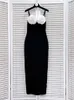 女性向けのカジュアルドレスカラーブロックフラワーデザインノースリーブ因果ゆるいハイウエストエレガントなドレス女性ファッション服3wq9452