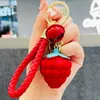 Portachiavi Fragola Piccole cose Ciondolo di frutta Ti amo Berry One Day Personalità Cosa carina Borsa in resina Accessori Portachiavi Regalo