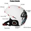 MOON casque de Ski intégralement moulé Ski pour adultes et enfants sécurité neige Skateboard Snowboard 240111