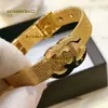 Bangle 19style فاخرة أزياء رسائل مصممة Bangle Bangle Women Bracelets Letter Letter Jewelry Accessory عالية الجودة