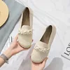 Geklede schoenen 2024 mode dames ronde kop damesflats lichte loafers effen plat met casual zapatos