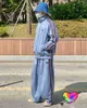 メンズパンツ2023ブルーニードルワイドレッグパンツ男性女性1 1針トラパンツクラシック特大の刺繍蝶のズボンズオーク