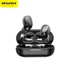 Écouteurs Awei Tws Écouteurs sans fil Bluetooth Écouteurs étanches à commande tactile avec double micro Écouteurs intra-auriculaires de jeu de sport
