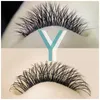 Borstar 10Case/Lot grossistleverantör YY Typ False Eyelashes 815mm Mixlängd C/D Curl Premium Fluffy Lash Extension för smink