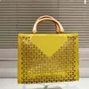 Designer tas handtas boodschappentas uitgeholde geruite portemonnee omgekeerde driehoek letter effen kleur vierkante dames luxe handtas 02