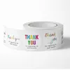 500pcs Roll Colorful Thank You Business Label Adhesive Stickers Store Box Bag Baking Shop Package Envelope Office Decoration