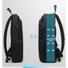 BANGE Men Business Waterproof 156 Laptop Backpack Fashion Male Classic Travel Moto Biker Light Scalable Shoulder Bags 240110