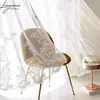 Luxury Embroidered Sheer Curtains For Bedroom White Tulle Window Curtain For Living Room 3D Yarn Transparent Voile Curtain Drape 240111