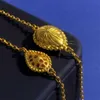 Desginer Bvlgary Baojia Fashion Pärledkant Full Diamond Water Drop Halsband Autumn och Winter New Artificial Crystal Sweater Chain Mortile
