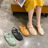 Sandals Plastic Women Summer Shoes Freeing Promotion Ladies Casual Flat Soft PVC Beach Sandalias De Mujer