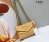 10A Qualité Loulou-Bag Créateur de mode Sacs de luxe Sac messager en cuir véritable Chaîne épaule bandoulière Classique rabat Femmes sac à main