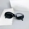 Projektanci okulary przeciwsłoneczne CE L40194 Triumfal Arch Sunglasses Oval Full Plate Cat's Oko oko oka Kobiece FDSE