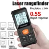 Aicevoos digital laser rangefinder 50m 70m 100m 120m medidor de distância a laser trena fita laser medida roleta range finder 240111