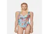 Bikini maillot de bain femmes soutien-gorge ensemble robes serrées charme brésilien lettre bleu bord de mer plage plongée taille Push Up Style effronté Holid4589964