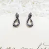 Earrings Earrings Snake Hinged Hoop 2021 New Fine Jewerly Women Ear Studs in 925 Sterling Silver Wisdom Security Bijoux Gift for Lady