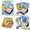 كتب التلوين 4 أنماط الأطفال Magic Magic Water Ding Book Wholesale Doodle مع لوحة اللوحة اللوحة.