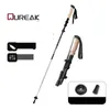 Trekking Poles Aluminum Alloy Folding Tra Light Short Telescopic Outdoor Hand Hiking Stick Mountain Drop Delivery Ot9Ei