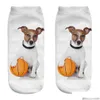 Chaussettes pour enfants drôle sportif dessin animé animal impression 3D fitness panda écureuil chien haltérophilie yoga gymnastique skateboard jeux de balle Aliex Dhbr8