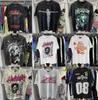 vintage hellstar chemise designer t-shirts t-shirt graphique tee vêtements vêtements hipster tissu lavé Street graffiti Style fissuration motif géométrique poids élevé 22