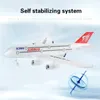 Airbus A380 Boeing 747 RC Airplane Remote Control Toy 24g Fixat Wing Plane Gyro Outdoor Aircraft Model With Motor Children Gift 240110