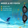 Vuxen professionell simningsglasögon anti-dimma UV-skyddslins vattentät justerbar silikon badglasögon simningsutrustning 240111