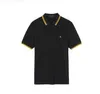 Polo de créateur pour hommes, couleur unie, blé décontracté, T-shirt minimaliste d'été à manches courtes, polo d'affaires brodé, haut de haute qualité