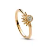 Hot Sale 2024 Ny klassisk enkel stil hoops för kvinnor modemåne och stjärnring smycken älskare gåvor dagligen slitage