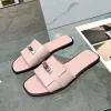 Pantofole in pelle Chypre di design Sandali piatti classici da spiaggia Infradito in pelle da donna estiva di lusso Scarpe da donna di qualità con diapositive Taglia 35-42 con scatola