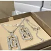 DESGERger Bvlgary V Gold High Version Baojia Paper Clip Collier 18k Gold True Gold Electroplated Collier High Grade Pull Challe