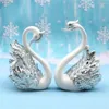 Party Supplies Cake Accessories Elegant Design Birthday Decoration Beauty Exquisite Decorations Center Swan Crown