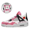 Coolcustomize personalizzato J Valentine moda 4S nuovo design scarpe sportive unisex personalizzate uomo donna stringate tomaia in pelle comfort corsa tennis sneaker da passeggio